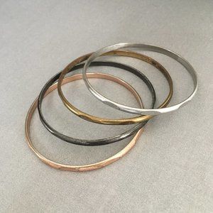 Madewell Jewelry - Madewell Mixed Metal Bangle Set Madewell Jewelry - Madewell Mixed Metal Bangle Set